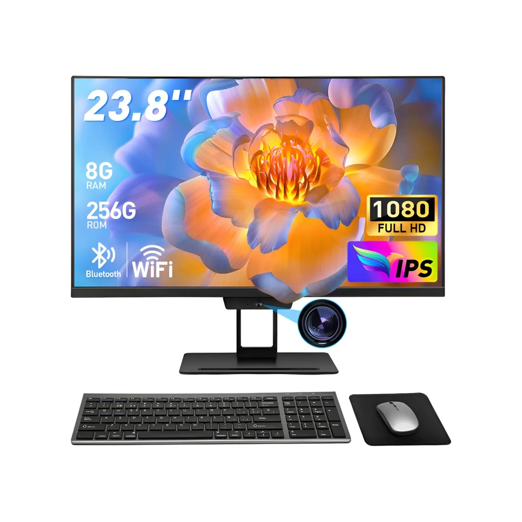 All-in-One 23.8" Intel Core i7: Potencia y Diseño Sin Cableado