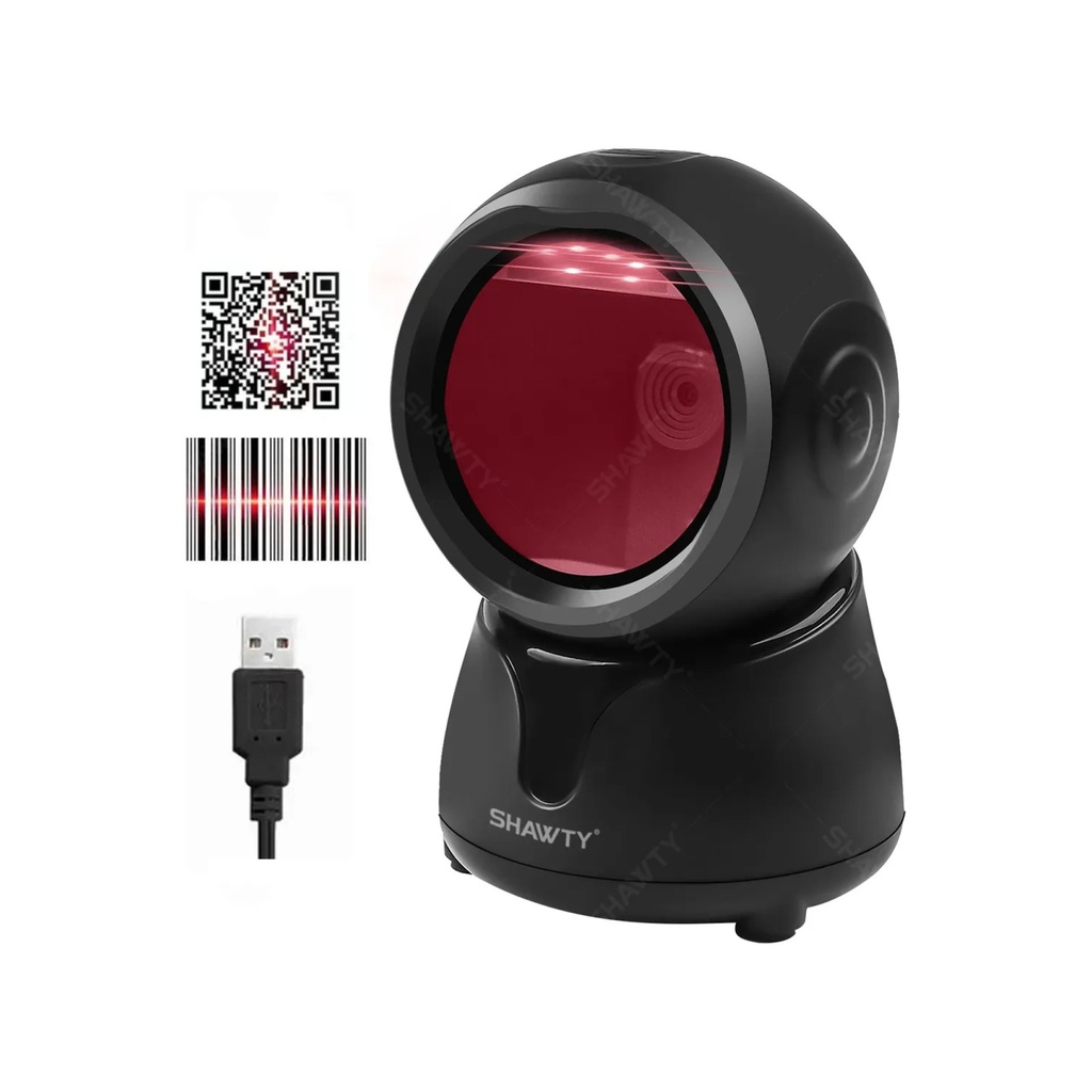 Lector de Códigos Shawty: Escritorio, 1D/2D QR y Detección Automática