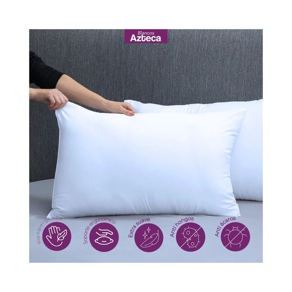 Almohadas 2 Pack Estándar Microfibra