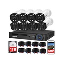 Kit 8 Cámaras De Seguridad Reconocimiento Facial 5mp Dvr 1tb