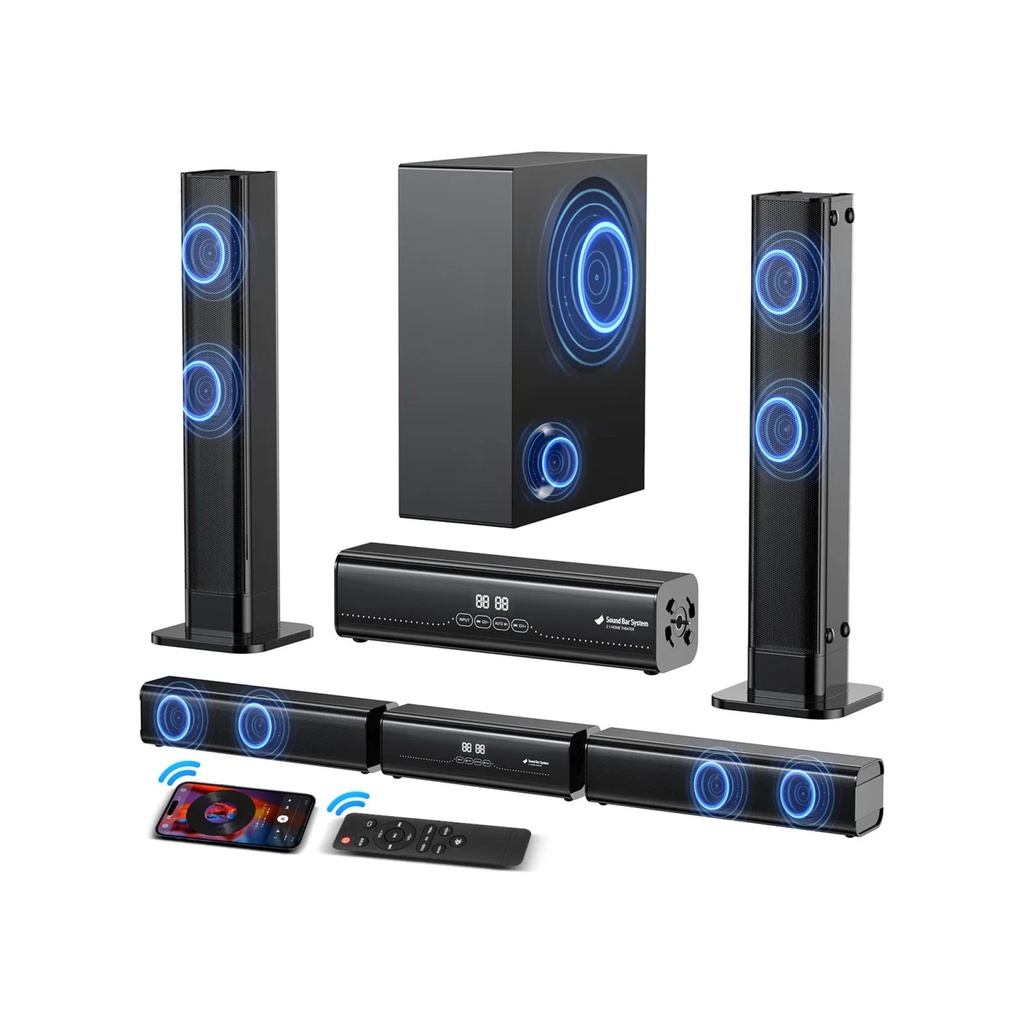 Barra de Sonido JUOPLD 240W 2.1