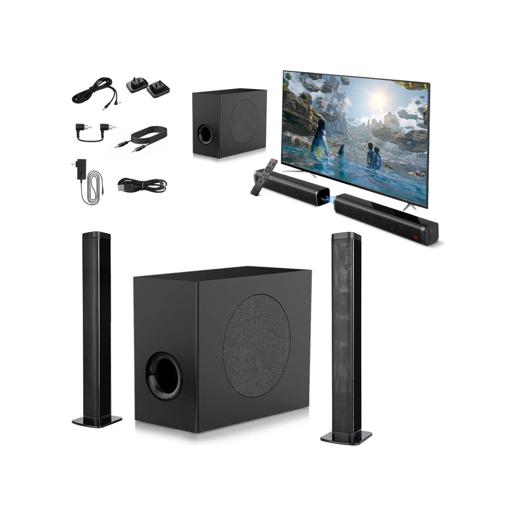 Barra De Sonido Con Subwoofer 2.1