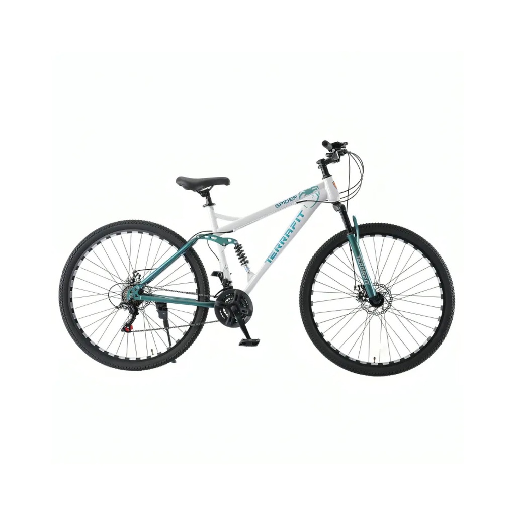 Bicicleta De Montaña Spider Blanca V2 Rodada 29 Mtb Doble Suspensión 2