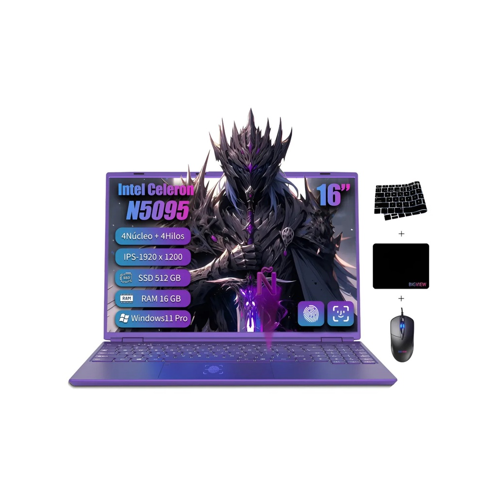 Laptop Bigview B1 HL160GF | 16GB RAM, 512GB SSD