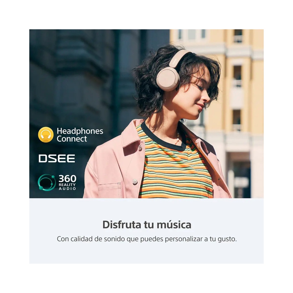 Audífonos Inalámbricos Sony Wh-ch520 Negro
