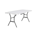 Mesa Plegable Plástico Tablon Portátil Tipo Portafolio 1.80