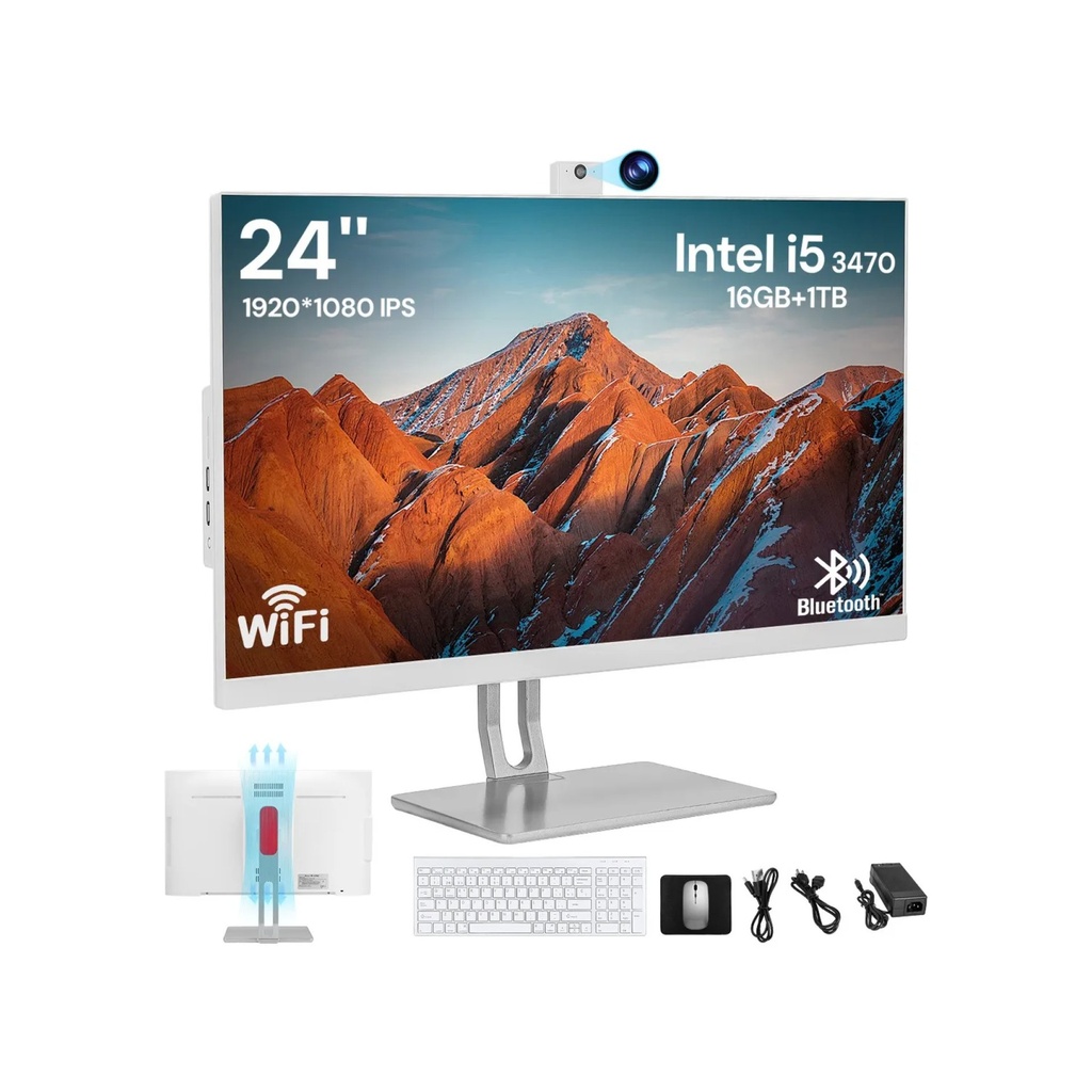 All In One 24''pc I5 16gb Ram 1tb Ssd Windows 10