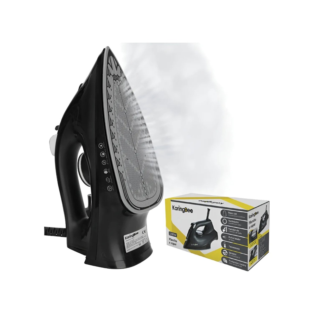 Plancha KaringBee 2 en 1: Vapor Vertical y Planchado Tradicional